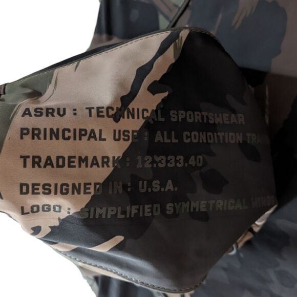 ASRV 0316. TERA™ QUARTER ZIP HOODIE CAMO RARE SIZE XS - Picture 5 of 9